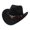 Black, variant on Classic Cowboy Hat Cosplay Big Brim Summer Props for Men Sun Hat Camping Black