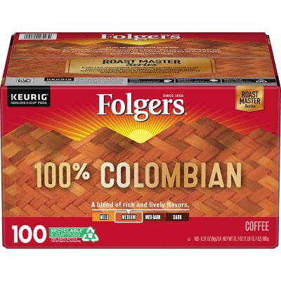 Colombian Medium Roast Coffee K-Cups 