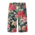 Mens Board Shorts Casual Floral Printing Summer Hawaii Holiday Beach