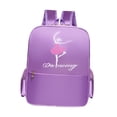 thumbnail image 2 of Mochila de ballet de poliéster, bonita bolsa de ballet para fitness, viajes, natación, regalo baile violeta, 2 of 9