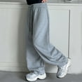 thumbnail image 5 of Hifoo Child Girls Jogger Pants Winter Warm Athletic Wide Leg Sweatpants For Teen Girls Casual Comfort Outfit For Ages 3 To 13 Years Trousers Comfort Solid Color Slacks, 5 of 5