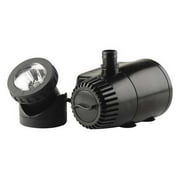 Fountain Pump,ABS,3/64HP,4 psi,LED Light POND BOSS 52343