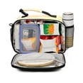 thumbnail image 2 of 6L Leakproof Lunch Tote with Thermal Lining Lunch Bag Picnic Cooler Bag Pastel Yellow Floral Elements, 2 of 9