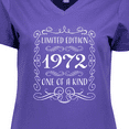thumbnail image 4 of Inktastic Limited Edition 1972 One of a Kind Women's V-Neck T-Shirt, 4 of 5