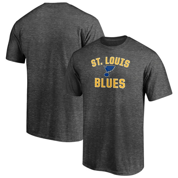 Men's  Charcoal St. Louis Blues Victory Arch T-Shirt