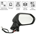 thumbnail image 6 of For 2018-2023 TOYOTA CAMRY Front Left & Right Door Rear View Mirror OEM Black, 6 of 24