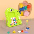 thumbnail image 4 of 3D Brain Teasers Toy Regalo creativo Juego de rompecabezas mágico para niños pequeños (Verde) Hugtrwg libre de BPA, 4 of 9