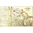 thumbnail image 2 of Vintage Maps 14x10 Black Modern Framed Museum Art Print Titled - Duluth and Winnipeg Railroad 1881, 2 of 4