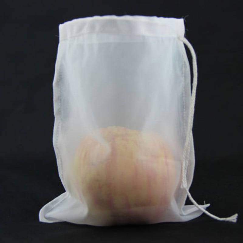 5pcs 100/160/200# Nylon Straining Bag 8x10cm Fine Mesh Homebrew Filter Bags 