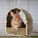 thumbnail image 5 of Casa de madera para hámster, nido para animales pequeños, casa para conejos 23cmx20cmx24cm, 5 of 8