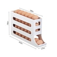 thumbnail image 2 of Chamoist 4 Tiers Egg Holder for Fridge,Auto Rolling Egg Organizer for Refrigerator,Space-Saving Egg Dispenser Holder,30 Eggs Fridge Egg Rack Large Capacity Egg Dispenser for Refrigerator, 2 of 8