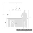 thumbnail image 3 of Orwell 3-Light Linear Pendant in Chrome with Clear Glass, 3 of 3