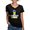 Black, variant on CafePress - I Stand With Ukraine T Shirt - Women's V-Neck Dark T-Shirt
