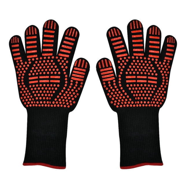 Guantes ignífugos, 1 par de guantes ignífugos resistentes al fuego, guantes resistentes al calor, funcionalidad versátil