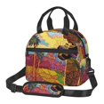 thumbnail image 1 of Disketp Beautiful African Woman Lonchera Térmica para Mujer y Hombre, Bolsa de Almuerzo Reutilizable e Impermeable para Trabajo, Viajes y Picnic, 1 of 5