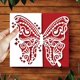 thumbnail image 2 of Plantillas de corte de metal para boda con mariposas, para hacer álbumes de recortes y manualidades, papel Ca, 2 of 5