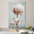 thumbnail image 2 of wall26 Canvas Print Wall Art Film Grain Effect Light Pink Lotus Flower Duo Floral Botanical Photography Realism Rustic Scenic Colorful Multicolor Pastel for Living Room, Bedroom, Office - 24"x36, 2 of 5