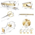 thumbnail image 2 of Set de material de oficina, kit de accesorios de escritorio Outus Acrylic (dorado), 2 of 6
