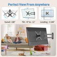 thumbnail image 3 of Soporte de pared para TV Full Motion C-MOUNTS para televisores de 13 a 42 pulgadas, 3 of 7