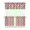 Elephant, variant on Retro Ethnic Kitchen Curtains Set - 3 PC Boho Elephant & Tribal Print Tier Panels with Valance, Semi-Sheer Rod Pocket Farmhouse Caf Curtains