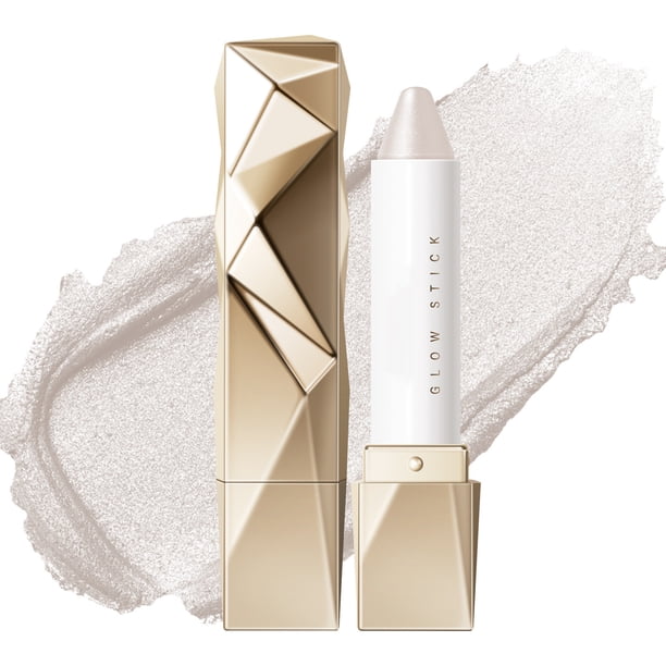 Iluminador en barra de diamante con punta fina para iluminar los párpados y las bolsas de los ojos. Luz perlada al agua para modificar los contornos. Maquillaje facial 3 g.