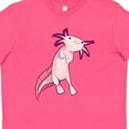thumbnail image 4 of Inktastic Axolotl Says Hello Cute Salamander Youth T-Shirt, 4 of 5