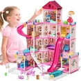 thumbnail image 1 of Casa de muñecas Lehoo Castle Dreamhome de 4 pisos y 12 habitaciones con muñeca, 1 of 8