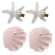 thumbnail image 1 of 4 horquillas para el pelo con forma de estrella de mar y concha para mujeres y niñas., 1 of 5