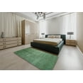 thumbnail image 5 of Ahgly Company Machine Washable Indoor Square Contemporary Green Area Rugs, 6' Square, 5 of 7