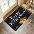 thumbnail image 4 of Happy Halloween Door Mat,Durable Absorbent Indoor Outdoor 17x30 Inch Horror Pumpkin Ghost Floor Mats for Room Winter Laundry, 4 of 6