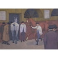 thumbnail image 2 of Robert Polhill Bevan 24x18 Black Ornate Framed Double Matted Museum Art Print Titled: The Horse Mart (1917 to 1918), 2 of 5
