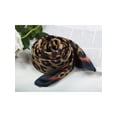 thumbnail image 4 of INSPIRE CHIC Women's Leopard Print Square Scarves Neck Scarf Neckerchief Navy Blue, 4 of 4
