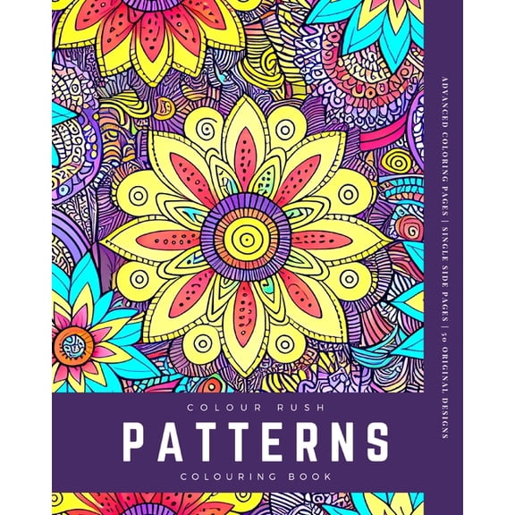 Colour Rush (Patterns): Colouring Book, (Paperback)