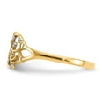 thumbnail image 4 of Finest Gold 14K Yellow & Rhodium with Diamond-Cut Butterfly Ring - Size 6, 4 of 6