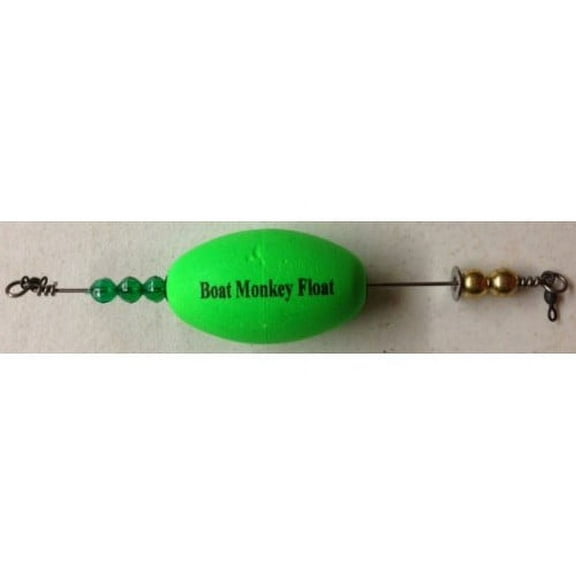 Boat Monkey BMO-04 Oval Green 2.5" Fishing Terminal Float