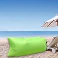thumbnail image 1 of Tumbona inflable Macarena para acampar con bolsa de almacenamiento verde, 1 of 8