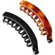 thumbnail image 1 of Androxeda 2 Pieces Hair Tweezers for Women Large Plastic Hair Clip Ponytail Hair Clip Banana Clip Ladies Most Sturdy for Volume (Black and Brown) -, 1 of 5