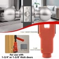 thumbnail image 4 of Mortise Slot Tool, Door Latch Installer With Adjustable Blade, for Lock Installation, Orange, 4 of 7