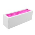 thumbnail image 2 of FYBTO Silicone Cosmetic Storage Box Lipstick Makeup Storage Organizer Case Container for Cosmetics(White Rose Red )-090401, 2 of 5