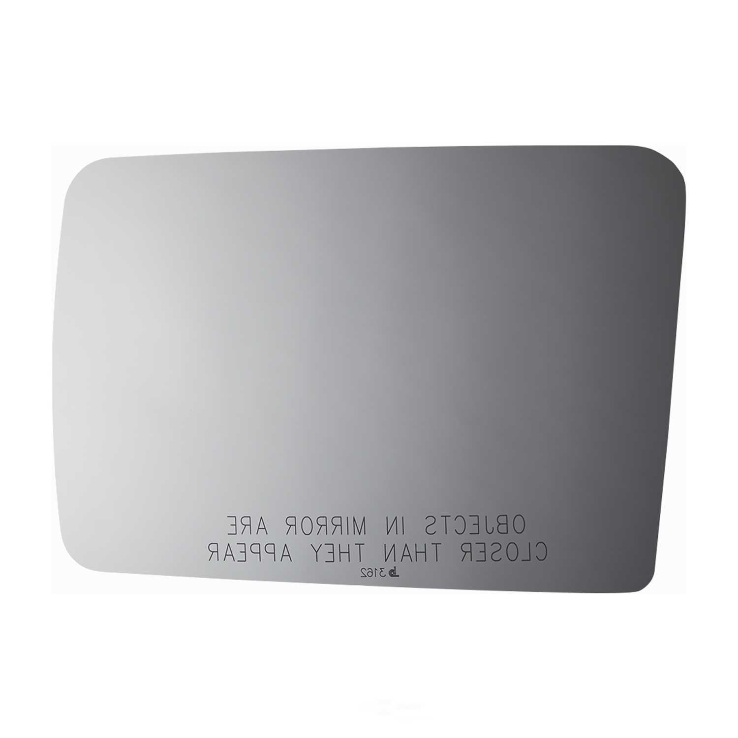 Burco Side View Mirror Replacement Glass - Clear Glass - 3162