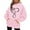 Hot Pink, variant on WILLBEST hoodie women Women's Crew Neck Pocket Valentine's Day Heart Print Long Sleeve Pocket Fashion Sweatshirt united hoodie