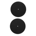 thumbnail image 4 of OUNONA 2Pcs Record Mats Vinyl Protective Pad Black Felt Scratch Protection Home Use, 4 of 6