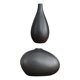 thumbnail image 1 of 2 piezas de jarrón de flores negras de cerámica nórdica, accesorios para fotos, decoración para el hogar y la Oficina Estilo H Gloria florero de cerámica, 1 of 8