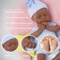 thumbnail image 3 of Muñeca Reborn MEIVCOS, totalmente de silicona, 30 cm, lavable para niños, 3 of 7