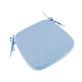 thumbnail image 4 of Cojín para silla de comedor, funda de lino extraíble y lavable, multiusos. Azul, 4 of 8