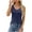 Navy, variant on XMMSWDLA Button Front Scoop Neck Womens Tank Tops, Casual Sleeveless Shirts Summer Pink Womens Tank Tops Dressy Casual