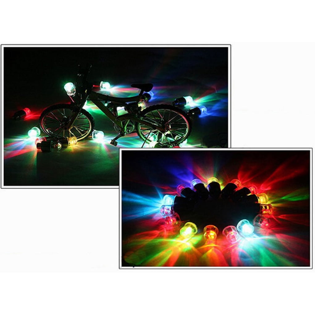 4PCS Motion Bike LED Neon Lamp Valve Stem Light Wheel Tire Cap