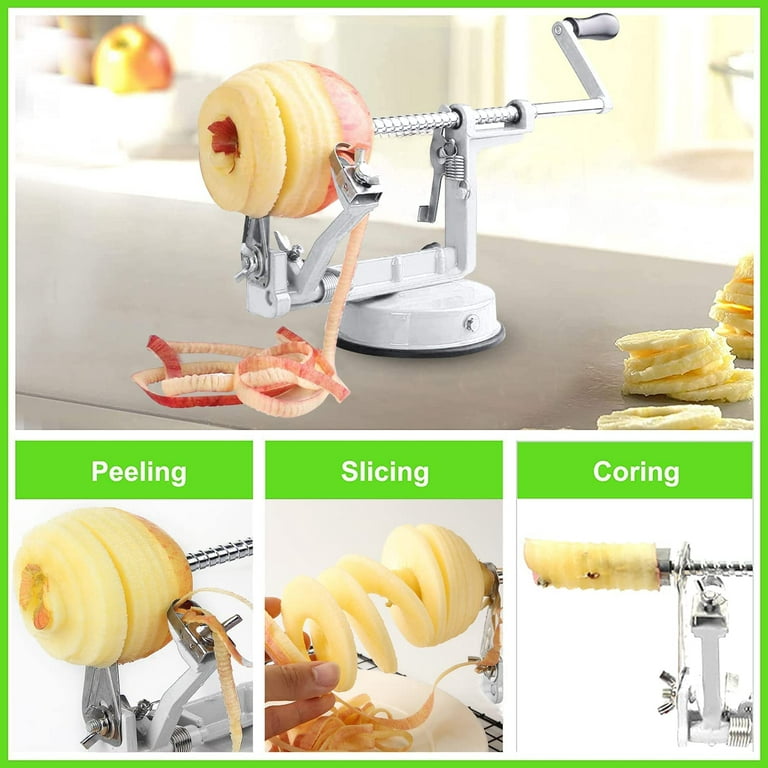 Stainless Steel Electric Vegetable Corer White for Coring Kitchen Zucchini