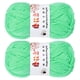 thumbnail image 1 of Uxcell 2Pcs Hilo de ganchillo Verde claro 4 capas de acrílico 100g 197 yardas, 1 of 6