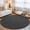 Black, variant on Beige Solid Washable Living Room Rugs 5'x8', Minimalist Cloth Cream Khaki Linen Texture Rustic Washable Throw Large Area Rug Non-Slip Sturdy Edge Binding Carpet for Living Area Kitchen Office